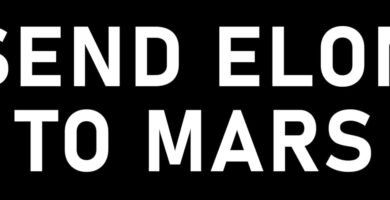 Send Elon to Mars Sticker Funny Anti Elon Musk Bumper Sticker - patriotic black