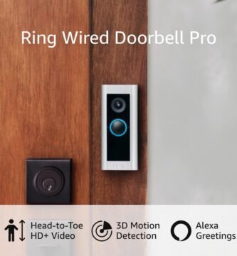 Ring Wired Doorbell Pro (newest model) – Best-in-class with cutting-edge features (existing doorbell wiring required)