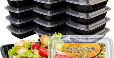 15 Pack- Meal Prep Containers 32oz, Plastic Food Prep Containers Reusable, Leakproof To Go Food Containers with Lids, BPA-Free, Microwave/Dishwasher/Freezer Safe
