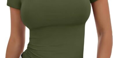 Trendy Queen Womens Basic T Shirts Summer Tops 2025 Crop Short Sleeve Y2k Tee Cute Gym Fashion Workout Clothes