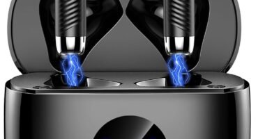Wireless Earbuds, Bluetooth 5.4 Headphones HiFi Stereo, in Ear Earphones with 4 ENC Noise Cancelling Mics, 40H Playback Ear Buds with Mini Case, IP7 Waterproof Headset with LED Display, USB C Charging