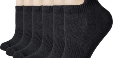 CS CELERSPORT 6 Pairs Ankle Athletic Running Socks Low Cut Sports Tab Socks for Men and Women