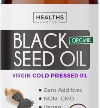 USDA Organic Black Cumin Seed Oil Liquid (8 fl oz) Premium Cold-Pressed Nigella Sativa Producing Pure - Antioxidant Supplement - Vegan, Gluten-Free, & Non-GMO (No Pills or Capsules)