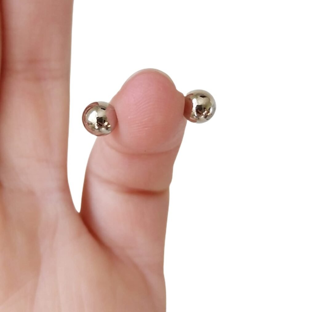 Fake nipple bar Magnetic Nipple Rings -silver Non Piercing Fake nipple piercing nipple jewelry