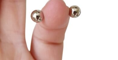 Fake nipple bar Magnetic Nipple Rings -silver Non Piercing Fake nipple piercing nipple jewelry
