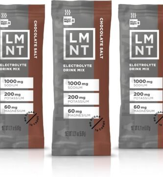 LMNT Zero Sugar Hot Chocolate or Coffee Mixer - Chocolate Salt | Drink Mix | 30-Count