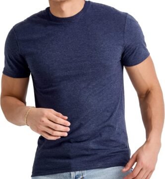 Hanes Men's Originals Lightweight Tri-Blend Crewneck T-Shirts