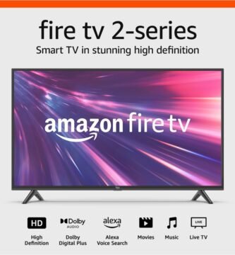 Amazon Fire TV 40" 2-Series (newest model), HD smart TV with Fire TV Alexa Voice Remote, stream live TV without cable