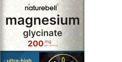 Pure Magnesium Glycinate for Sleep, 200mg with Valerian Root, 300 Capsules | 100% Chelated & Purified Mineral Supplement – Ultra High Absorption – Non-GMO, Gluten Free