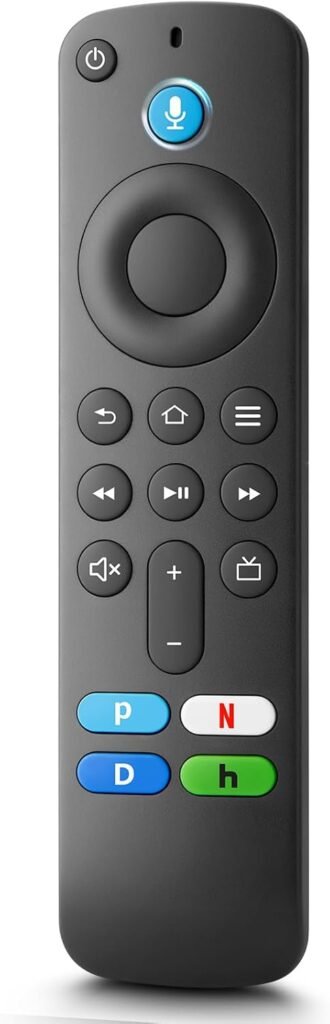 Replacement Voice Remote Control Compatible with TV Stick,TV Cube, and Insignia/Toshiba/Pioneer Smart TVs