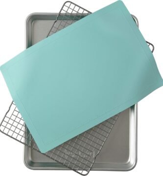 Nordic Ware 3-Piece Cookie Set, 1 Pack, with Aqua Baking Mat