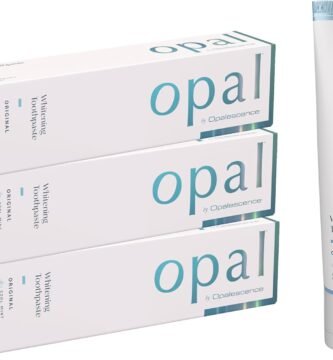 Opalescence Opal Teeth Whitening Toothpaste (Pack of 3) - Cool Mint Original Formula - Oral Care, Gluten-Free - 4.7 Ounce Made by Ultradent -TP-5760-3