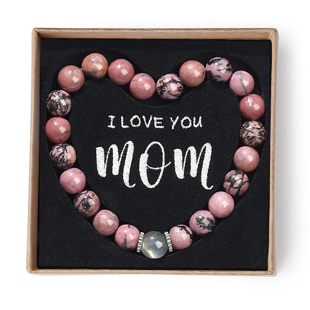 Mothers Day Gifts from Daughter Son Mom Birthday Gifts Great Personalized Mom Bracelet Women Mama Best Mom Ever Presents Christmas Stocking Stuffers Valentines