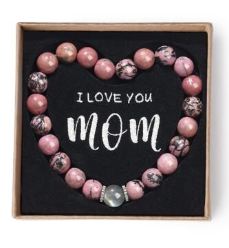 Mothers Day Gifts from Daughter Son Mom Birthday Gifts Great Personalized Mom Bracelet Women Mama Best Mom Ever Presents Christmas Stocking Stuffers Valentines