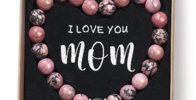 Mothers Day Gifts from Daughter Son Mom Birthday Gifts Great Personalized Mom Bracelet Women Mama Best Mom Ever Presents Christmas Stocking Stuffers Valentines