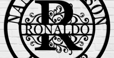 Wedding Gifts for Couples 2025, Personalized Metal Name Signs, Custom Name Signs, Custom Family Name Sign, Last Name Sign, Monogram Letters Wall Decor, House Warming Gifts New Home
