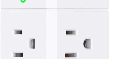 USB Outlet Extender Surge Protector - Mifaso Rotating Plug, 6 AC Multi Plug and 3 USB Ports (1 C), 1800 Joules, 3-Sided Swivel Power Strip Spaced Splitter for Home, Office, Travel