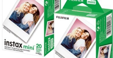 Fujifilm Instax Mini Film Two Instax Film Twin Packs - 40 EXP Total, ISO 800, Compatible to Instax Mini Evo, Instax Mini 12, Instax Mini 11, Mini 9-Balveli Cloth- Fuji Instant Film Mini