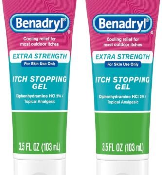 Benadryl Extra Strength Cooling Anti-Itch Gel, Diphenhydramine HCI Topical Analgesic, 3.5 Fl. Oz (Pack of 2)