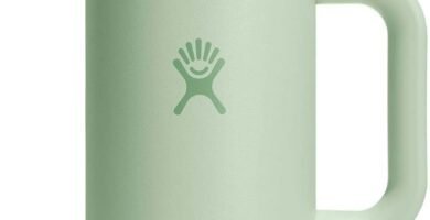 Hydro Flask 24 Oz Travel Tumbler with Handle, Lid and Straw - Insulated Stainless Steel in 24 Oz Aloe Green