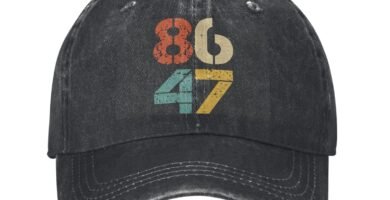 Classic Vintage 80s Style 86 47 Cap For Men 8647 Ball Cap