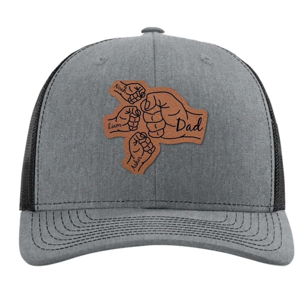 Fist Bump Dad Hat - Valentines Day Gifts for Him - Christmas Gifts for Dad - Custom Dad Hat - Custom Fathers Day Gifts - Personalized Gift Idea - Fathers Day Gifts from Wife - Fathers Day Hats for Men