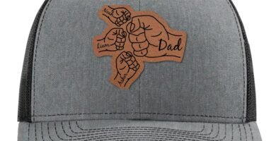 Fist Bump Dad Hat - Valentines Day Gifts for Him - Christmas Gifts for Dad - Custom Dad Hat - Custom Fathers Day Gifts - Personalized Gift Idea - Fathers Day Gifts from Wife - Fathers Day Hats for Men