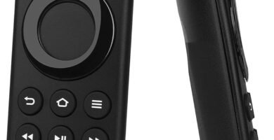 Replacement Remote Control for AMZ Smart TVs Stick & TV Cube, for Insignia-Toshiba-Pioneer Smart TV 3rd Gen