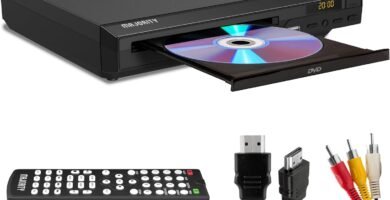 2025 Model HDMI DVD Player for TV | 1080P Region Free DVD-Players for Smart TV | Mini DVD Player with USB, CD & MP3 | HDMI Cable, RCA Cable & Remoted Control | MAJORITY DVD