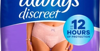 Always Discreet Incontinence & Postpartum Incontinence Underwear for Women, Small/Medium, Maximum Protection, 32 Count