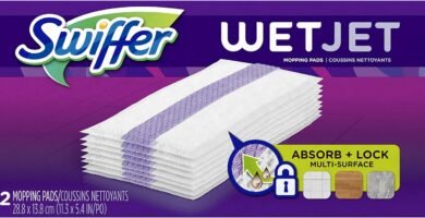 Swiffer WetJet Hardwood Floor Cleaner, Spray Mop Pad Refill, Multi Surface, 12 Count (Packaging May Vary)