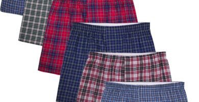 Fruit of the Loom Men's Tag Free Woven Boxer Shorts, Relaxed Fit, Moisture Wicking, Assorted Color Multipacks