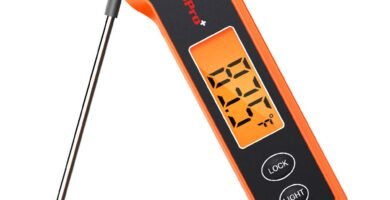 ThermoPro TP19H Digital Meat Thermometer for Cooking with Ambidextrous Backlit and Motion Sensing Kitchen Cooking Food Thermometer for BBQ Grill Smoker Oil Fry Candy Instant Read Thermometer