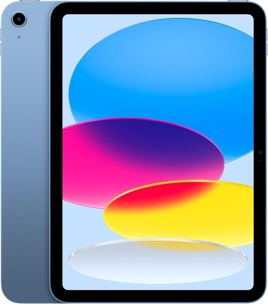 Apple iPad 11-inch: A16 chip, 11-inch Model, Liquid Retina Display, 256GB, Wi-Fi 6, 12MP Front/12MP Back Camera, Touch ID, All-Day Battery Life — Blue
