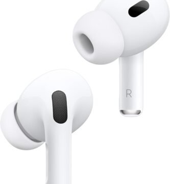 Apple AirPods Pro (2nd Generation) Wireless Ear Buds with USB-C Charging, Up to 2X More Active Noise Cancelling Bluetooth Headphones, Transparency Mode, Adaptive Audio, Personalized Spatial Audio