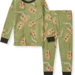 Burt's Bees Baby Boys' 2-Piece Long Sleeve Tee and Pants Organic Cotton Pajama Set