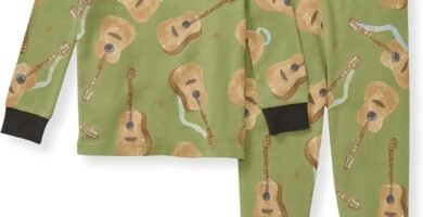 Burt's Bees Baby Boys' 2-Piece Long Sleeve Tee and Pants Organic Cotton Pajama Set
