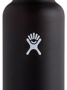 Hydro Flask Stainless Steel Standard Mouth Water Bottle with Flex Cap and Double-Wall Vacuum Insulation