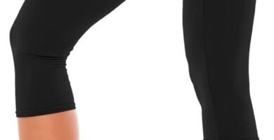 SINOPHANT High Waisted Leggings for Women - Full Length Capri Buttery Soft Yoga Pants for Workout Athletic