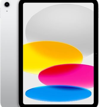 Apple iPad (10th Generation): with A14 Bionic chip, 10.9-inch Liquid Retina Display, 64GB, Wi-Fi 6, 12MP front/12MP Back Camera, Touch ID, All-Day Battery Life – Silver