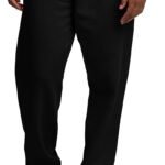 Fruit of the Loom Eversoft Fleece Elastic Bottom Sweatpants with Pockets, Relaxed Fit, Moisture Wicking, Breathable