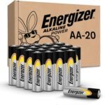 Energizer Alkaline Power AA Batteries (20 Pack), Double A Long-Lasting AA Batteries