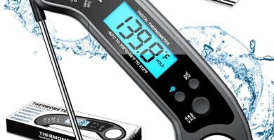 Meat Thermometer Digital, Instant Read Meat ThermometerI for Grill and Cooking, Waterproof Food Thermometer for Kitchen and Outside, BBQ, Turkey, Candy, Liquids, Beef