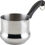 Farberware Classic Series Stainless Steel Butter Warmer/Small Saucepan Dishwasher Safe, 0.625 Quart, Silver