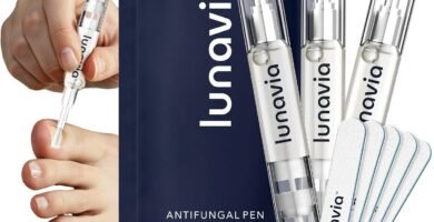 Antifungal Pen – 25% Undecylenic Acid, Toenail Fungus Treatment Extra Strength, Nail Renewal, Tea Tree Oil, Clove Bud Oil, Aloe Vera, and Vitamin E- 3 Pack, Twist Pen Activator, Made in USA