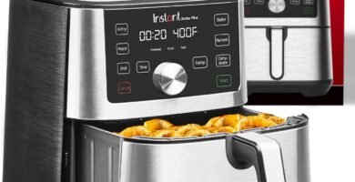 Instant Pot Vortex Plus 4QT Air Fryer, Custom Program Options, 6-in-1 Functions Crisps, Broils, Roasts, Dehydrates, Bakes, Reheats, 100+ In-App Recipes, from the Makers of Instant Pot, Stainless Steel