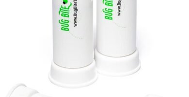 BUG BITE THING Suction Tool - Bug Bites and Bee/Wasp Stings, Natural Insect Bite Relief- White/3 Pack