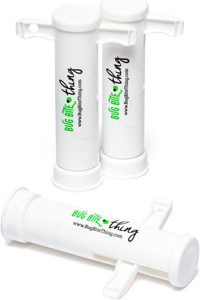 BUG BITE THING Suction Tool - Bug Bites and Bee/Wasp Stings, Natural Insect Bite Relief- White/3 Pack