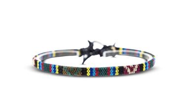 Made by Nami Boho Surfer Bracelets for Men and Women Crafted from Colorful Braided Strings Adjustable and Waterproof Handmade Bracelets for Summer Beach and Ethnic Hippie Style (Aztec)
