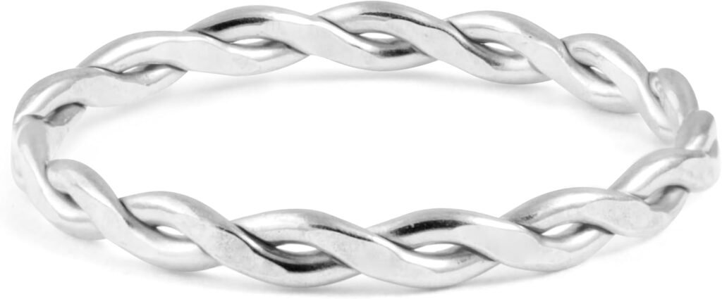 Harmony Braided Stacking Ring | Gold Statement Ring | Gold-Filled for Women | Simple and Elegant | Minimalist Jewelry | Waterproof Everyday Wear | Stacking Ring | Handmade